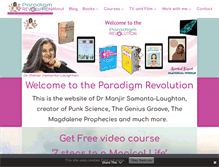 Tablet Screenshot of paradigmrevolution.com